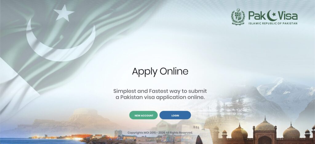 pakistan e-visa website